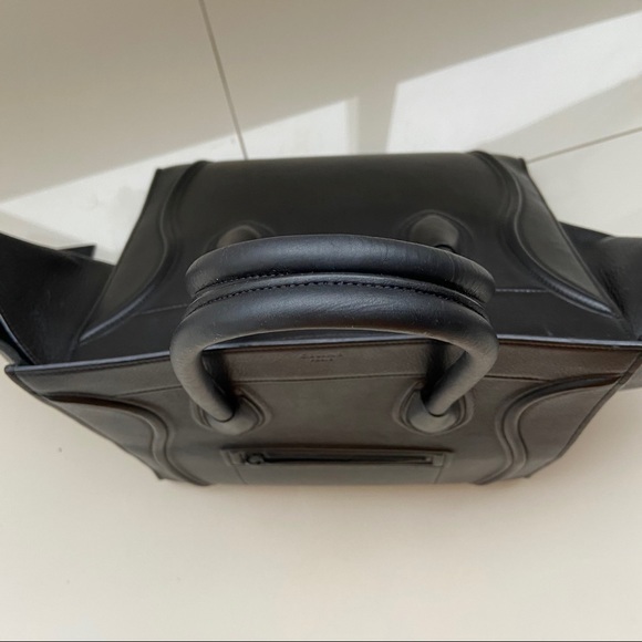 Authentic Celine Calfskin Medium Luggage Phantom Tote! Posh-mark Authenticated! - Picture 9 of 12